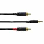 cablu audio rca jack (TRS) 3.5mm