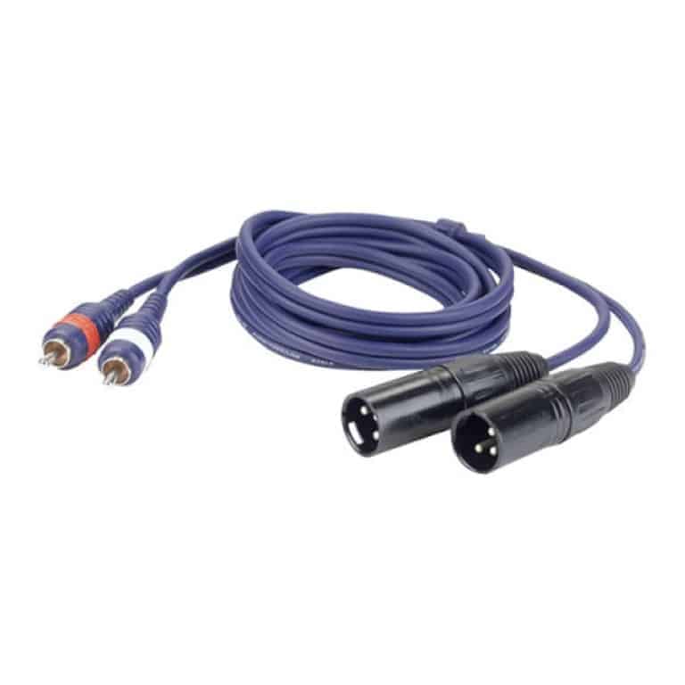 DAP Audio FL26 1.5m Cablu Linie 2RCA - 2XLR