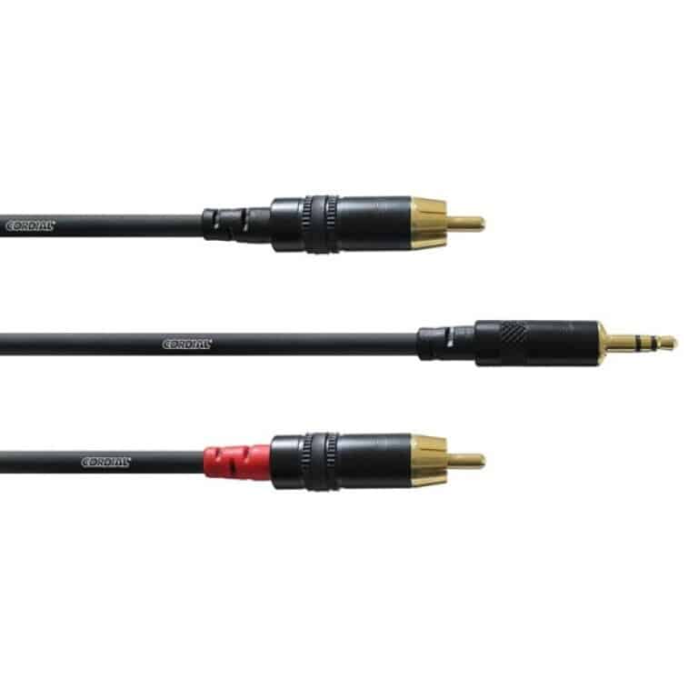 Cordial cablu audio rca jack (TRS) 3.5mm