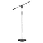 Microphone Stand 160 cm Chrome