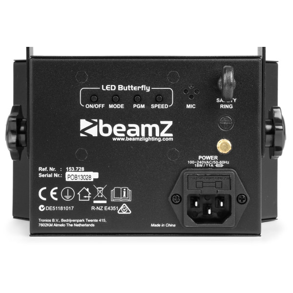 BeamZ Butterfly LED spate