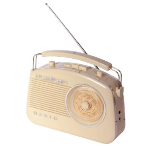 Radio Retro FM AM cu Bluetooth crem Madison VR60