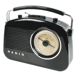 Radio Retro AM-FM Anii '50 Negru