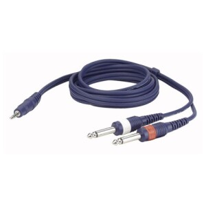 DAP Audio FL31 1.5m Cablu Y Mini Jack - 2x Jack