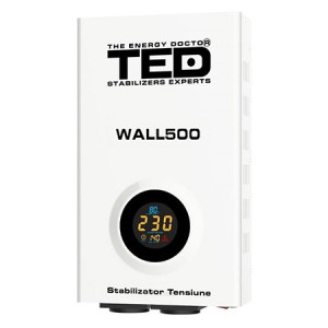 Stabilizator automat de tensiune perete 500VA TED AVR500WA