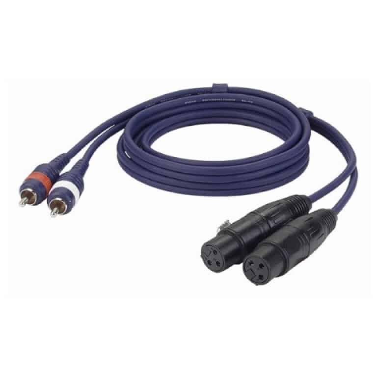 DAP Audio FL25 3m Cablu Linie 2RCA - 2XLR