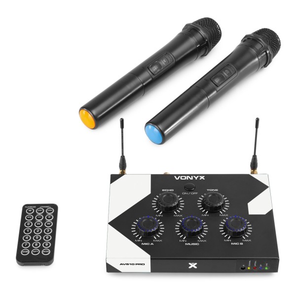 Set mixer cu microfoane wireless Karaoke Party Adapter