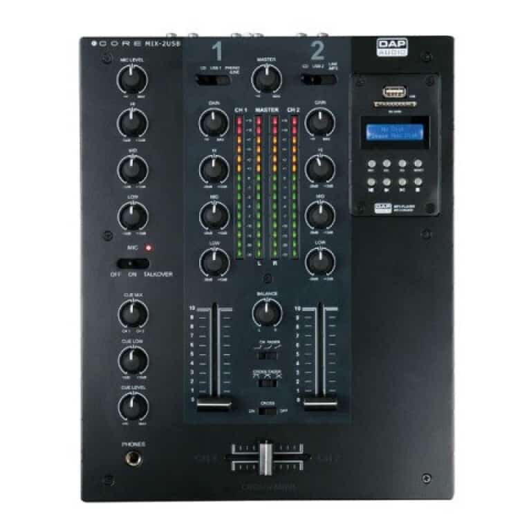 DAP Audio CORE MIX2 USB Mixer Profesional DJ cu Player