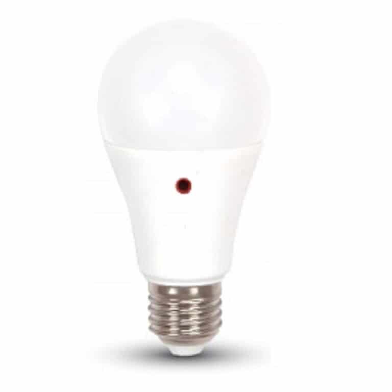 LED Bulb A60 Senzor Lumina 9W E27 230V 4500K Alb Neutru
