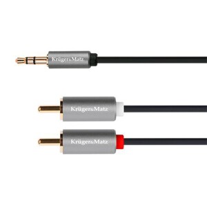 Cablu jack 3.5 - 2 x RCA 5m Kruger&Matz Basic