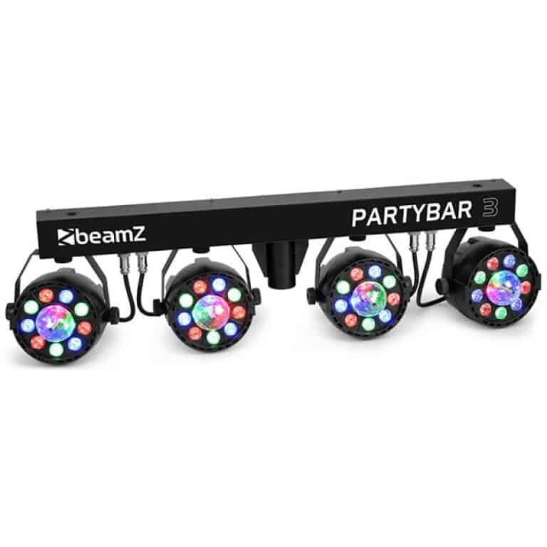Max Light LED PartyBar 3 4x Par Cu Magic Ball Sistem Lumini