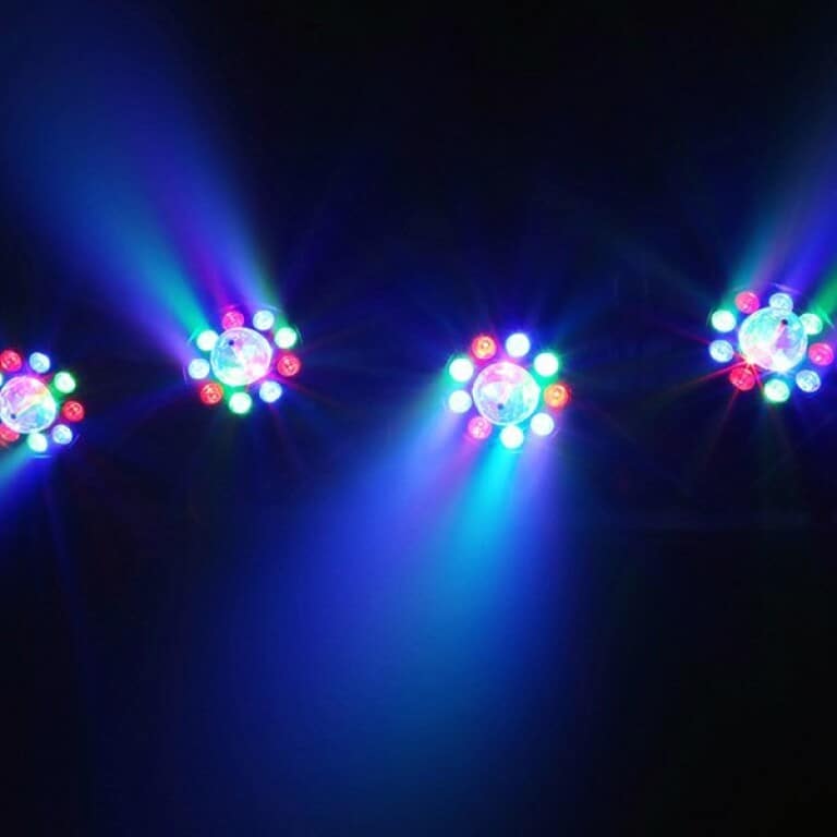 Max Light LED PartyBar 3 4x Par Cu Magic Ball Sistem Lumini