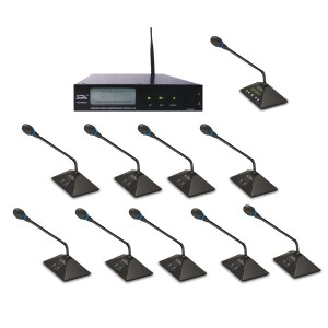 Sistem 10 microfoane conferinte wireless Soundking WDM 69