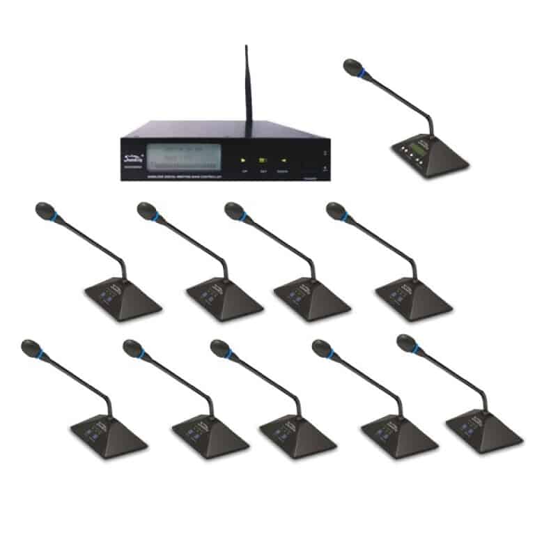 Sistem 10 microfoane conferinte wireless Soundking WDM 69