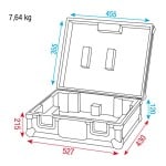 DAP-Audio Turntable Case Pickup Technics Pioneer