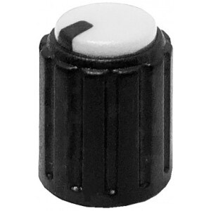 Buton Potentiometru Rotativ Mixere Audio - Negru-alb
