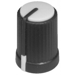 Buton Potentiometru Fader Mixer 17x12mm - Negru-Alb