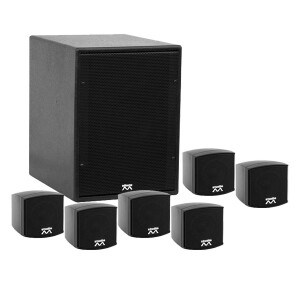Sistem Audio bass Activ Studio-M Omni-25 6.1 Black 120W Bass - 6x30W Top