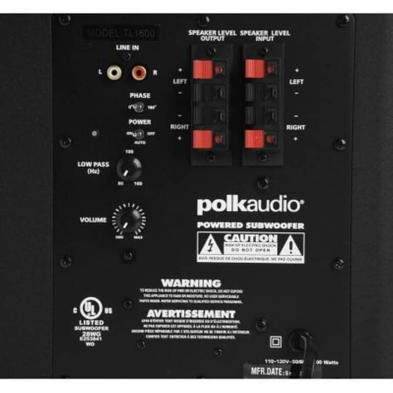 Sistem Boxe 5.1 Polk Audio TL1600, Negru