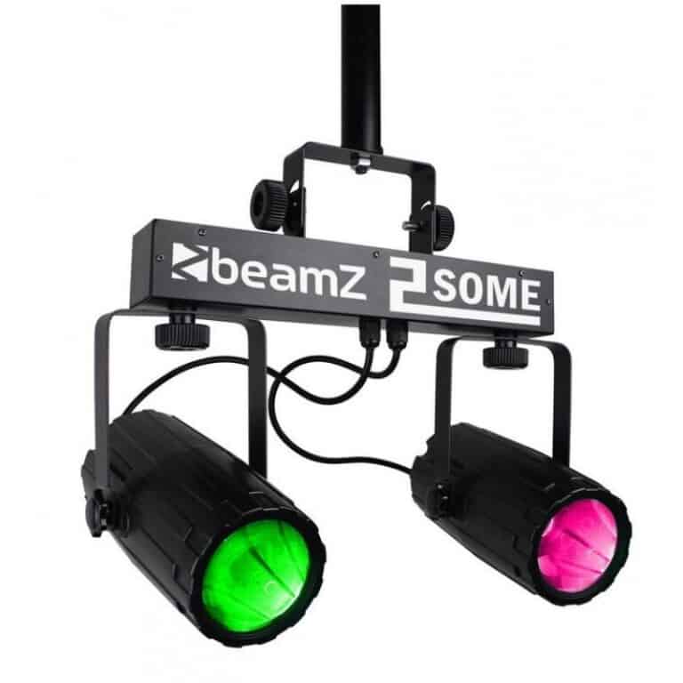 Sistem jocuri de lumini BeamZ 2x57LED-uri clear RGBW