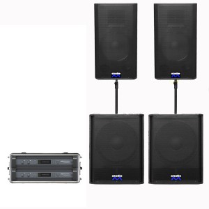 Sistem Audio Live Bass Extreme HD-X318, LAB GRUPPEN Rack