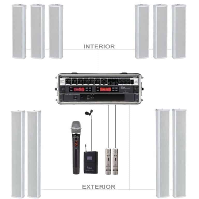 Biserica 5 Sistem sonorizare biserici interior-exetrior - microfon lavaliera