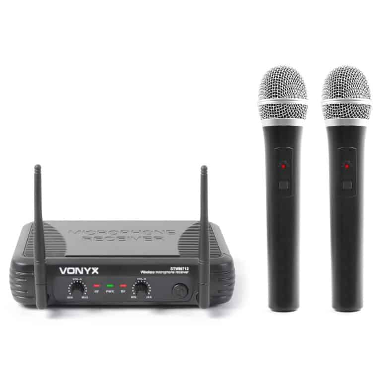 STWM-712 Set 2 microfoane wireless VHF