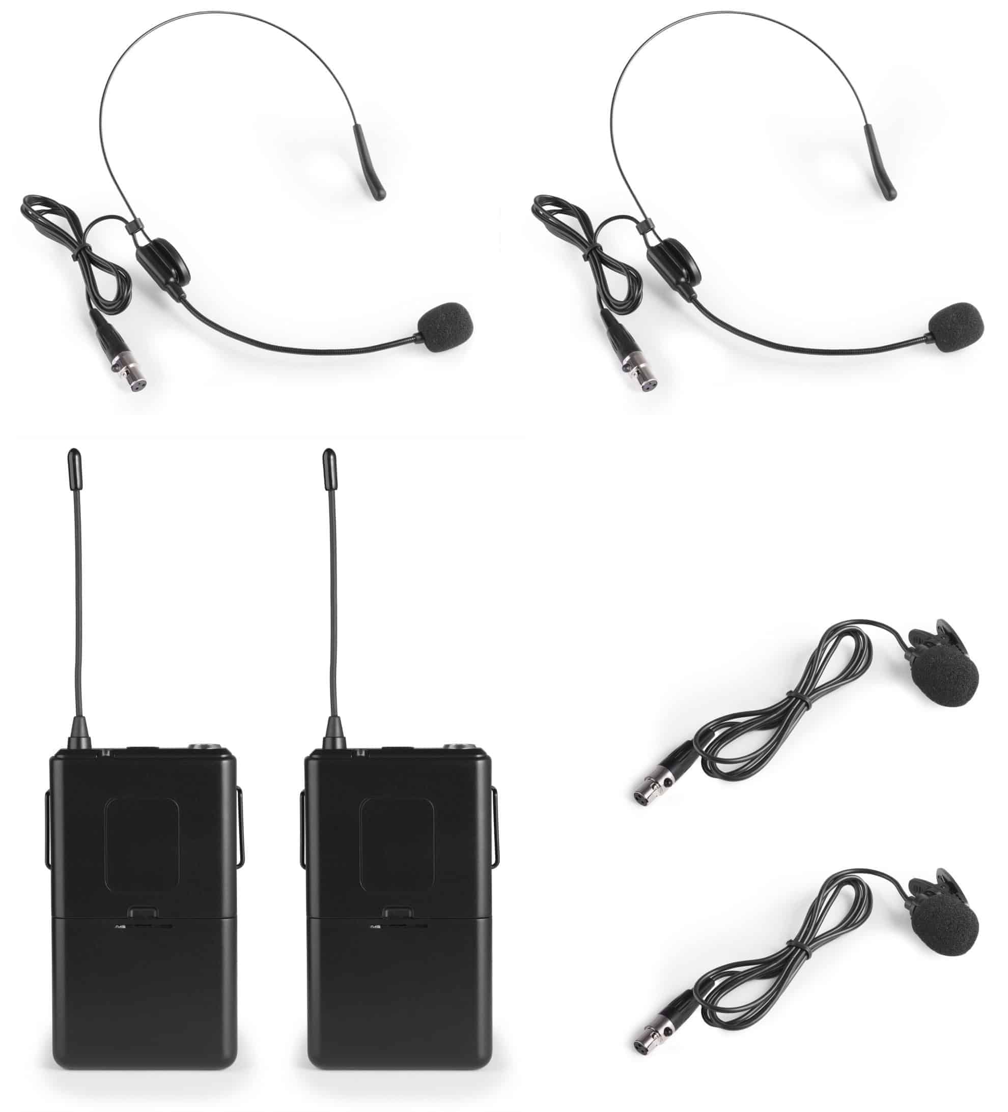 WM522B Set microfoane wireless lavaliera, headset