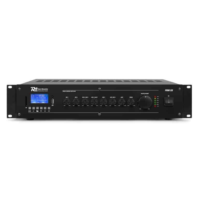 Power Dynamics PRM120 Mixer amplificat 100V, 60W, USB, Bluetooth
