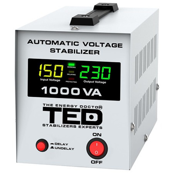 Stabilizator tensiune cu releu 1000VA TED AVR1000L