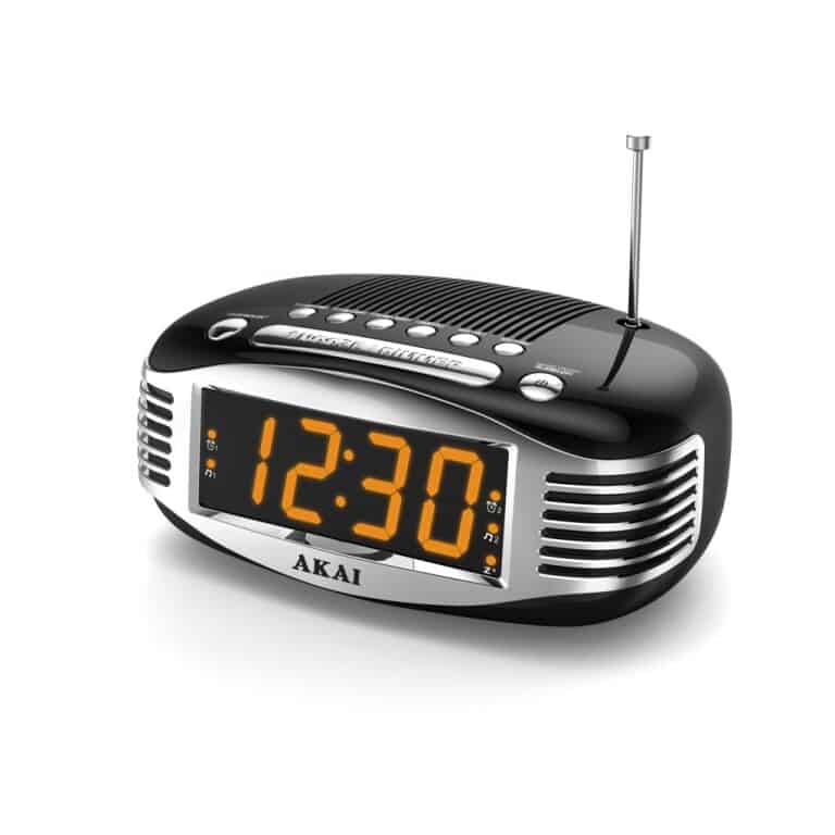 Radio cu ceas Akai CE-1500, Negru