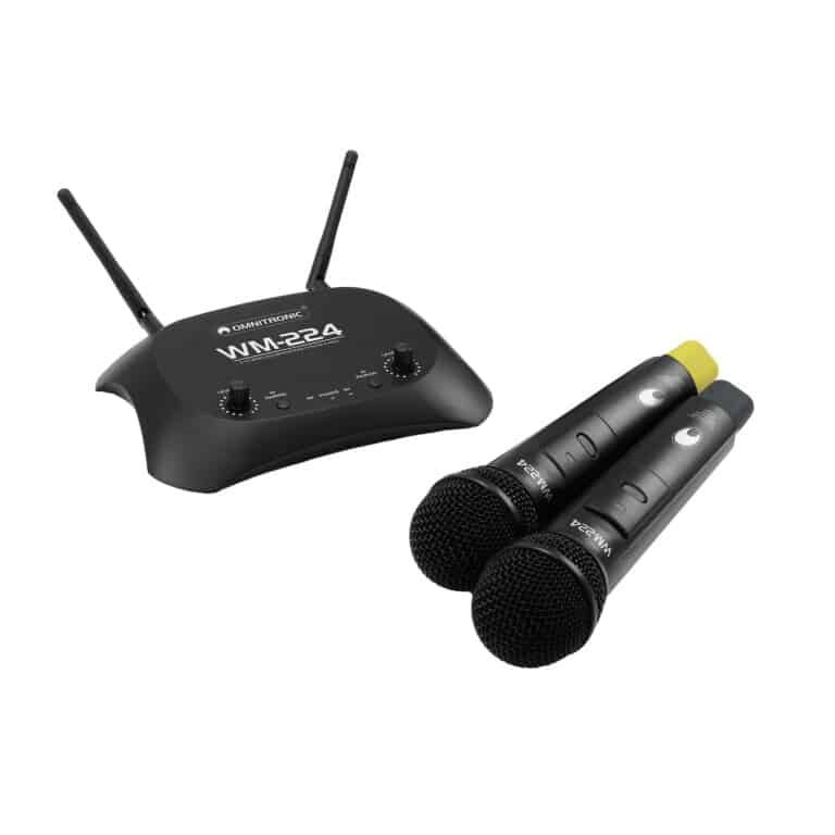 Microfoane wireless profesionale OMNITRONIC WM-224 ieftine