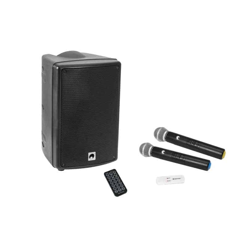 Sistem audio portabil cu acumulator OMNITRONIC Set WMAS-08BT MK2 Wireless