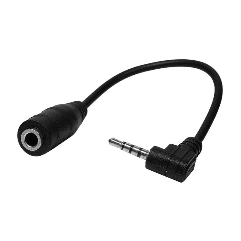 Cablu adaptor mini jack 2.5 pentru smartphone, 4 contacte