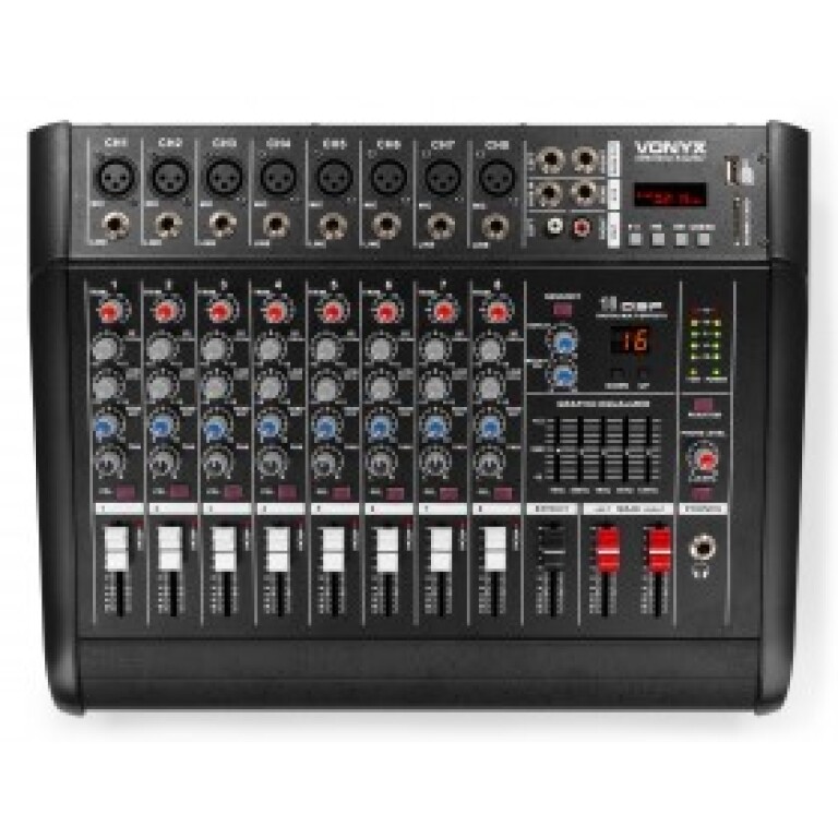 Mixer amplificat Vonyx AM8A 2x180W