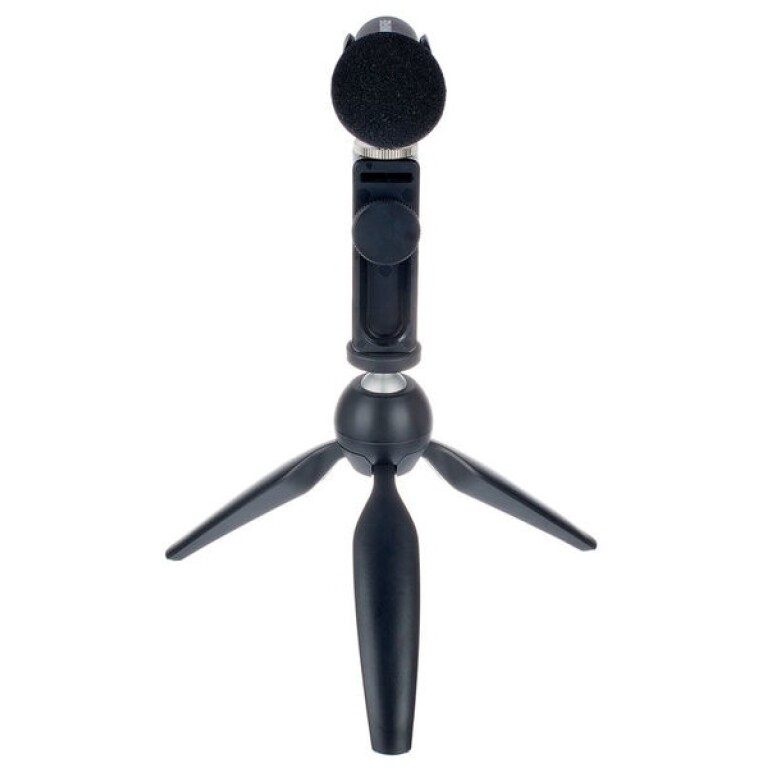Set microfon cu stativ pentru telefon si camere video Shure Motiv MV88 Moduri DSP comutabile: speech, vocals, acoustic, loud, flat Compatibil cu aplicațiile audio și video Shure MOTIV (pentru iOS și Android)