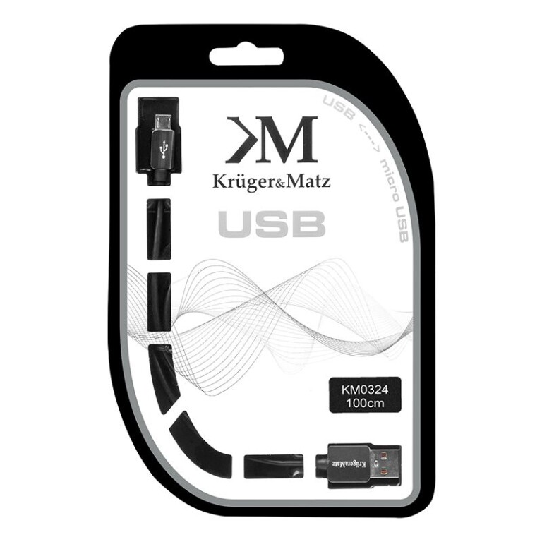Cablu USB Micro USB 1m Kruger&Matz Premium