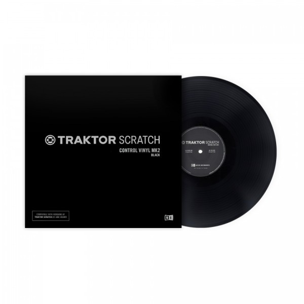 Vinyl Scratch Dj Native Instruments Traktor Control Vinyl Mk2 Black