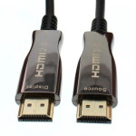 Cablu HDMI 30m 2.0 cu fibra optica AOC HDMI tata – HDMI tata aurit