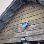 Proiector led cu panou solar 40W 6000K V-Tac casa