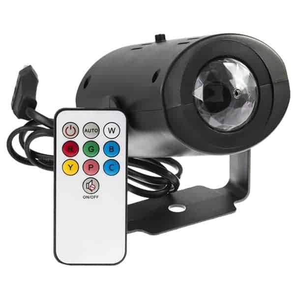Proiector Efecte Lumini Rotativ LED RGB Proiector Efecte Lumini Rotativ LED RGB
