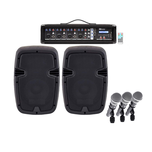 Mixer-amplificat-cu-boxe-Presenter-6-2 Mixer amplificat cu boxe Presenter 6