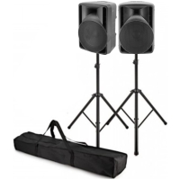 Sistem audio boxe active cu stative Alien 3712-Bundle