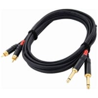 Cablu line in RCA - Jack 6,3 Cordial CFU 3 PC