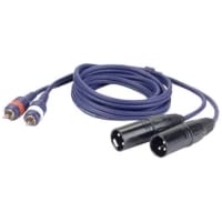 DAP Audio FL26 1.5m Cablu Linie 2RCA - 2XLR