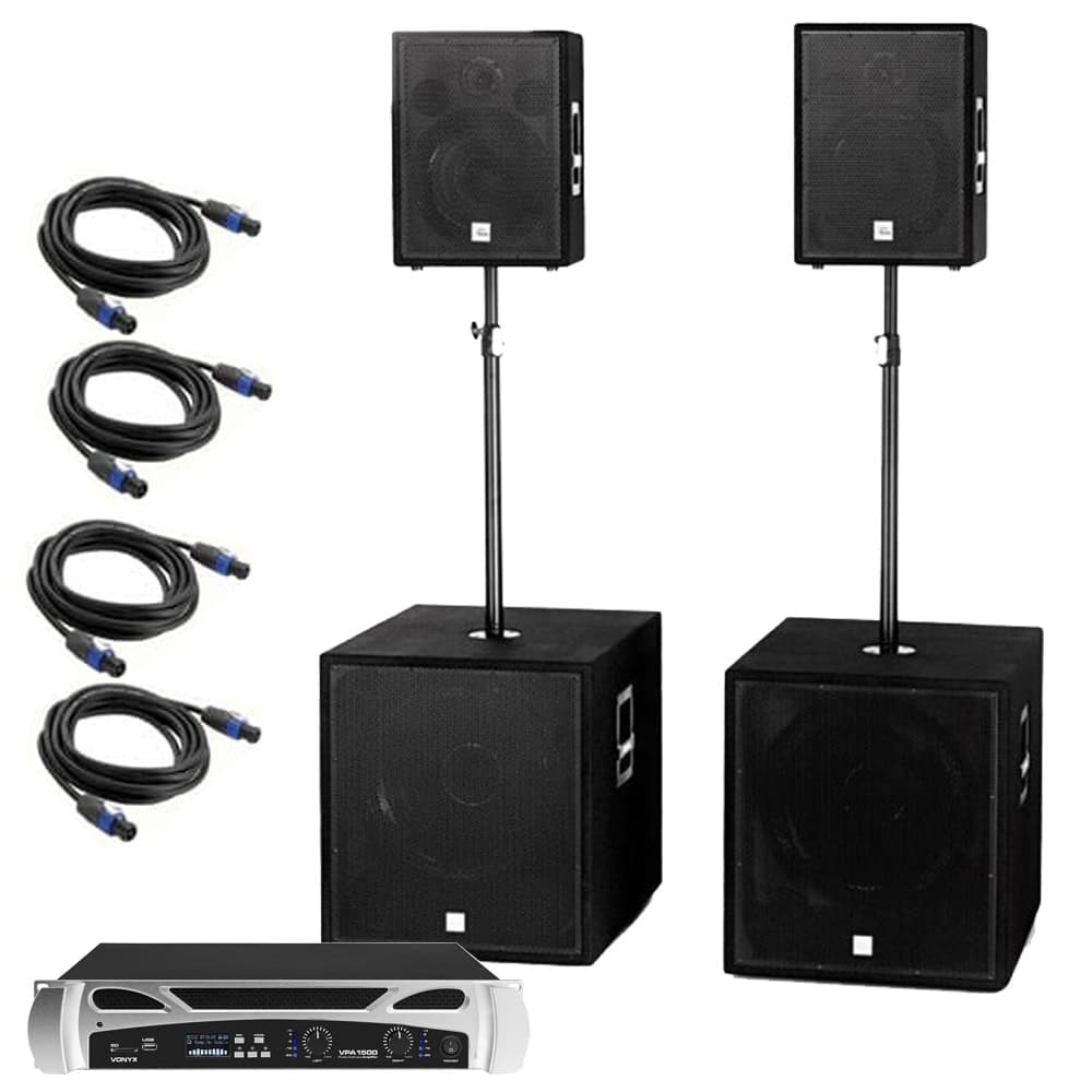 sistem-sonorizare-evenimente Sistem sonorizare evenimente the box PA18ECO Amp Bundle