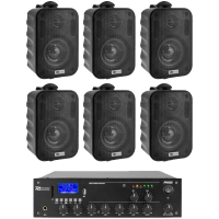Sistem sonorizare 2 zone 6 boxe exterior Ambient 6AW