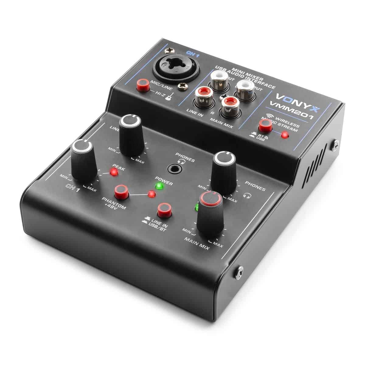 172640_side3_1 Mini mixer audio bluetooth Vonyx VMM201