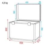Geanta Transport 4x Flat Par Case