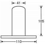 Flansa Boxa 35MM Aluminium